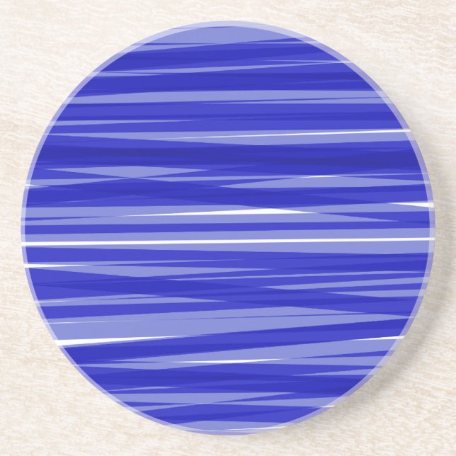 Blue Stripe Coaster (Front)