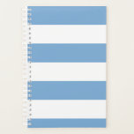 Blue Stripe Planner<br><div class="desc">Powder Blue stripe planner</div>