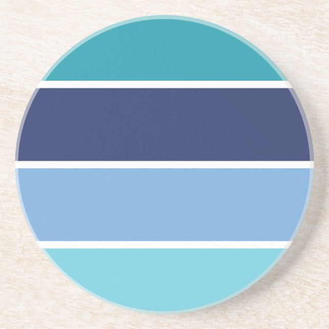 Blue Striped Coaster (Front)