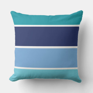 Blue Striped Cushion