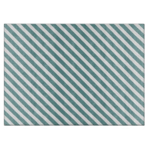 Blue Striped Cutting Board