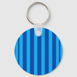 Blue Striped texture Key Ring