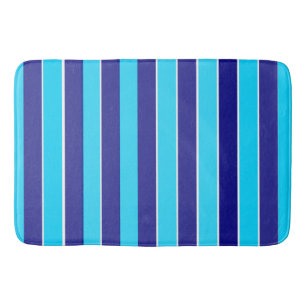 Blue Stripes Bath Mat