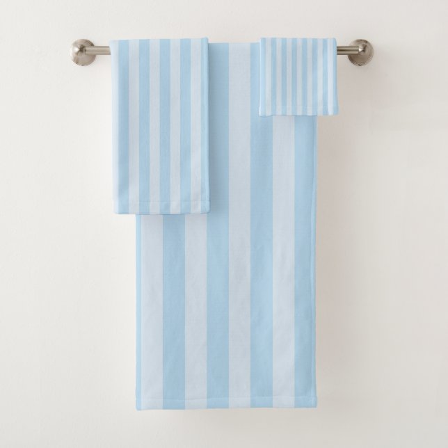 Blue Stripes Bath Towel (Insitu)