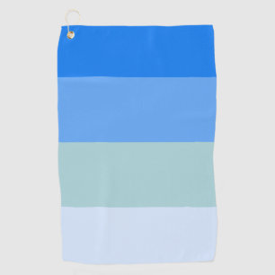 Blue Stripes Car Golf Towel