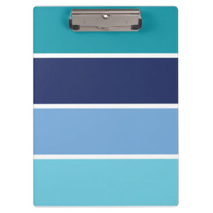 Blue Stripes Clipboard