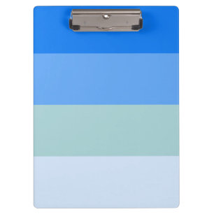 Blue Stripes Clipboard