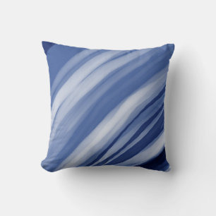 Blue stripes cushion
