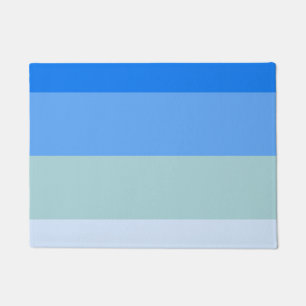 Blue Stripes Doormat