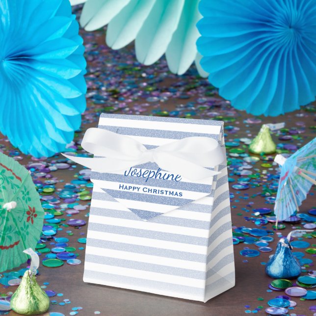 Blue Stripes  Favour Box (Party)