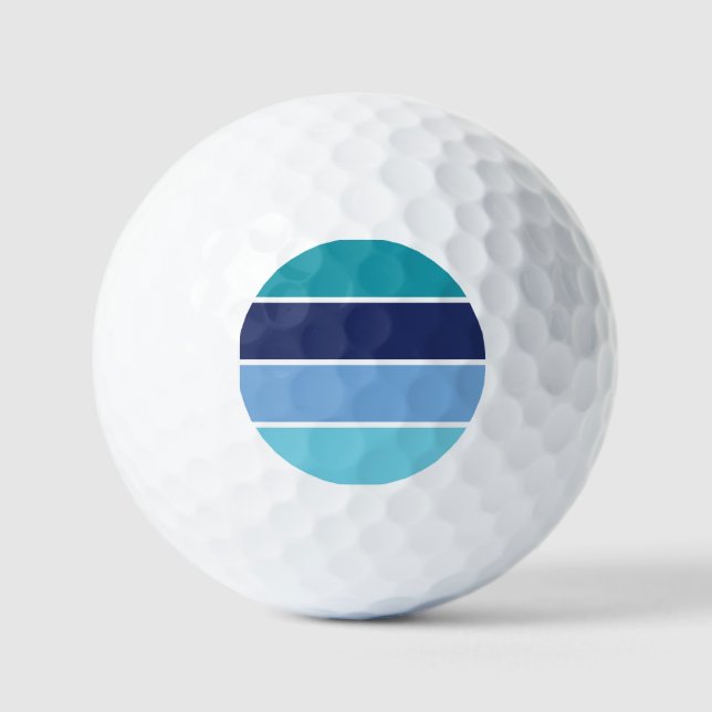 Blue Stripes Golf Balls (Front)