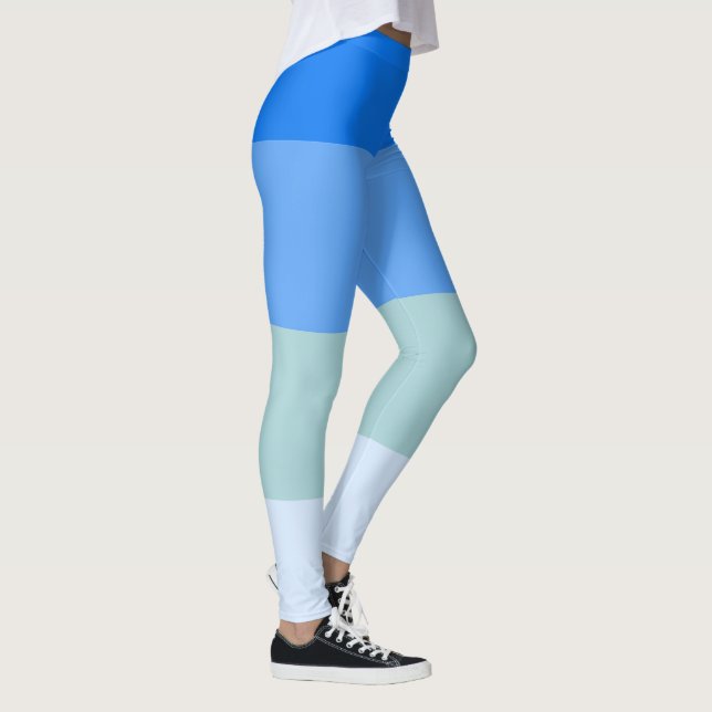 Blue Stripes Leggings (Right)