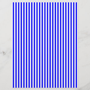 Blue Stripes Letterhead