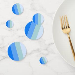 Blue Stripes Maritime Confetti