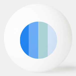 Blue Stripes Maritime Ping Pong Ball