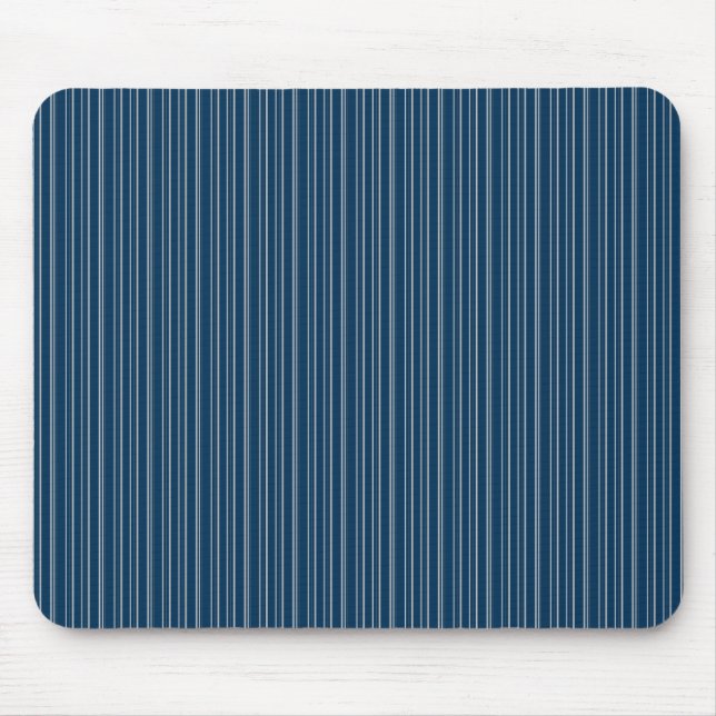 Blue Stripes Mouse Mat (Front)