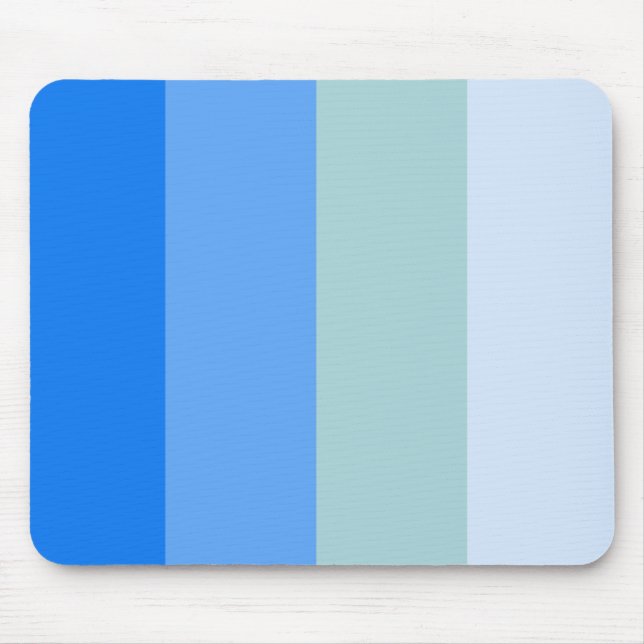 Blue Stripes Mouse Mat (Front)