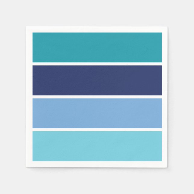 Blue stripes napkin (Front)