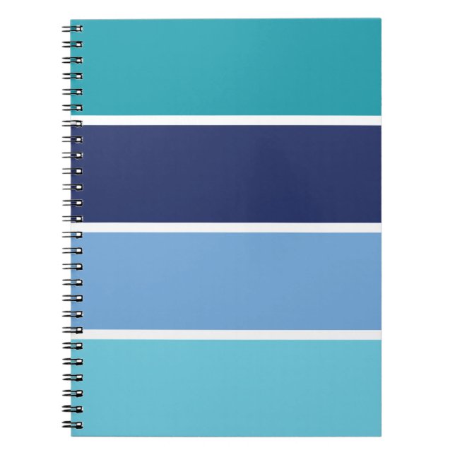 Blue Stripes Notebook (Front)
