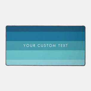 Blue stripes palette desk mat