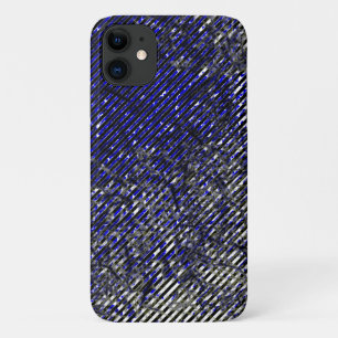 Blue stripes peeling off your colours iPhone 11 case