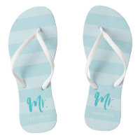 Blue Stripes Personalise with Name Mr