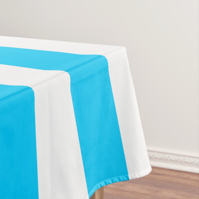 Blue Stripes Tablecloth (In Situ)