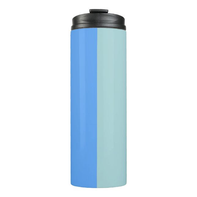 Blue Stripes Thermal Tumbler (Front)