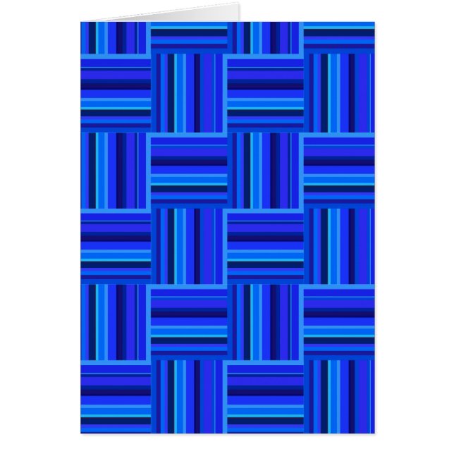 Blue stripes weave pattern (Front)