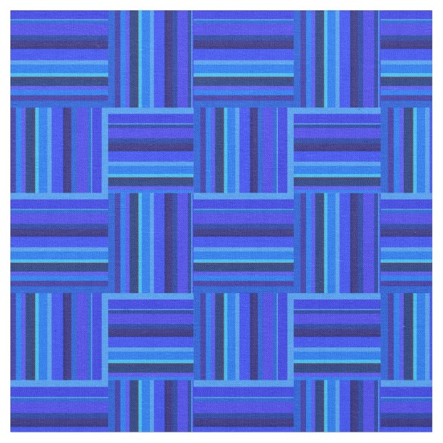 Blue stripes weave pattern fabric (Close Up)