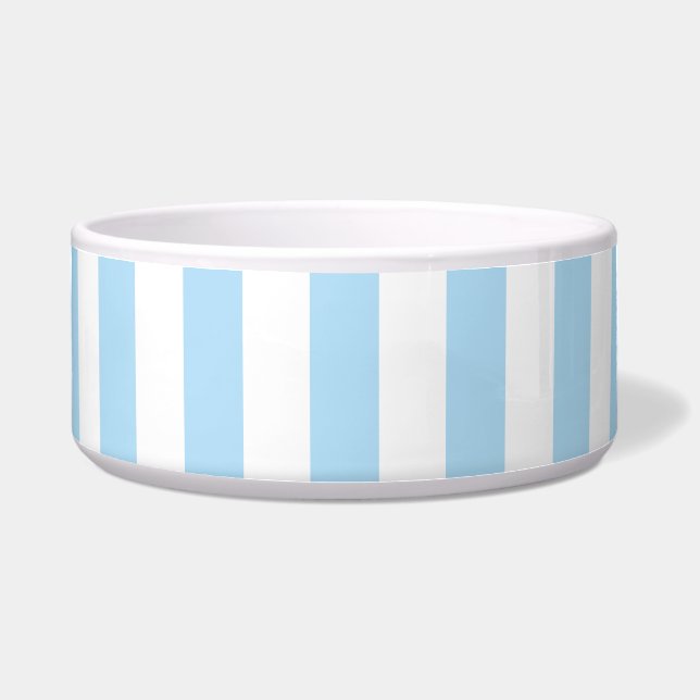 Blue Stripes, White Stripes, Striped Pattern (Front)