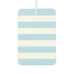 Blue Stripes, White Stripes, Striped Pattern Car Air Freshener