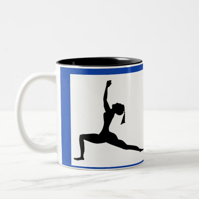 Blue Style: Classic Mug/ Coffee Cup (Left)