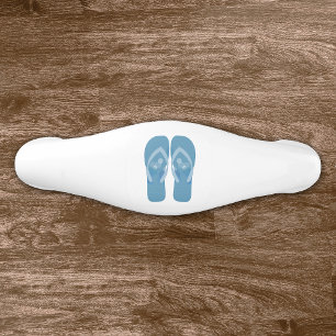 Blue Summer Beach Flip Flops Door Knob