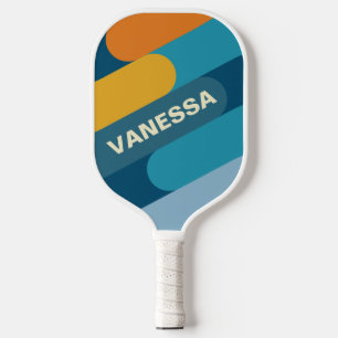 Blue Sun Fusion with Name Pickleball Paddle