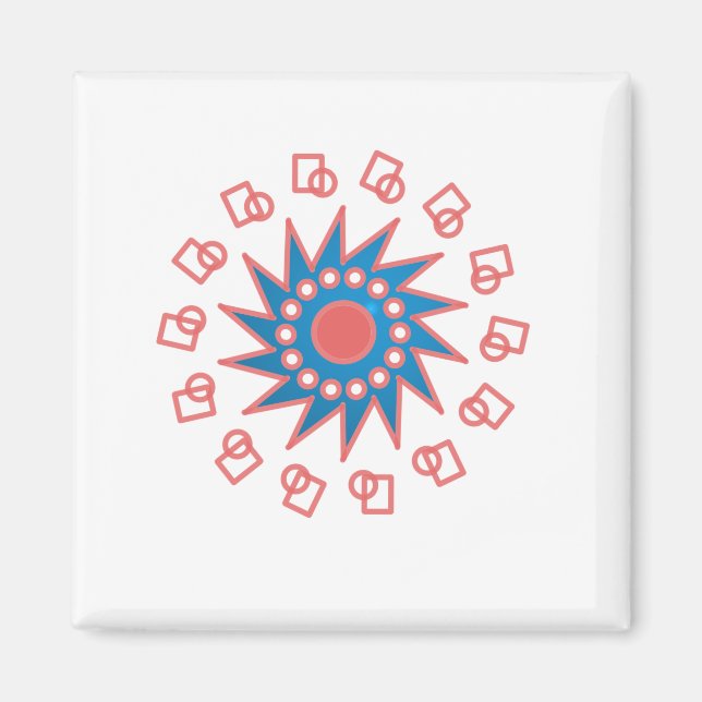 Blue Sun Magnet (Front)