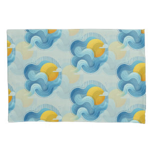Blue Sun Pillowcase