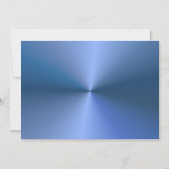 Blue "sunburst" background (Front)