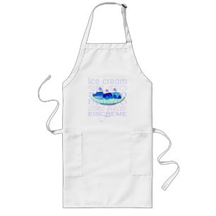 Blue Sundae Long Apron