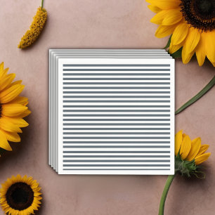 Blue Sunflower Baby Shower Napkin