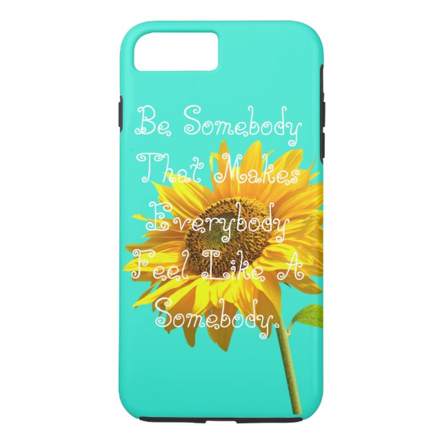 Blue sunflower Phone case (Back)