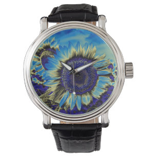 Blue Sunflower Watch