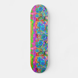 Blue Sunflowers Skateboard