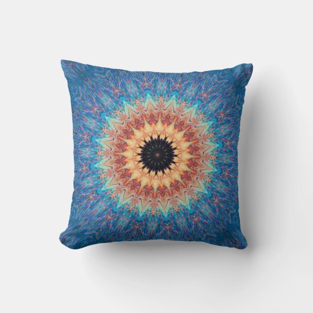 "Blue Sunrise" Pillow (Front)