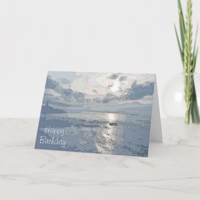 BLUE SUNSET CARD (Front)