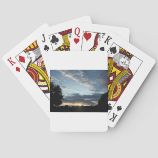 Blue Sunset Dreams Standard Playing Cards