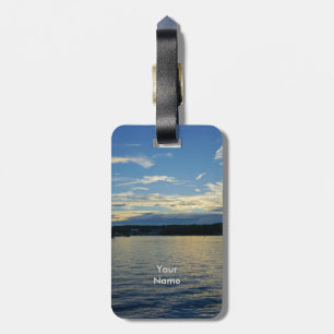 Blue Sunset Lake Of Ozarks Luggage Tag