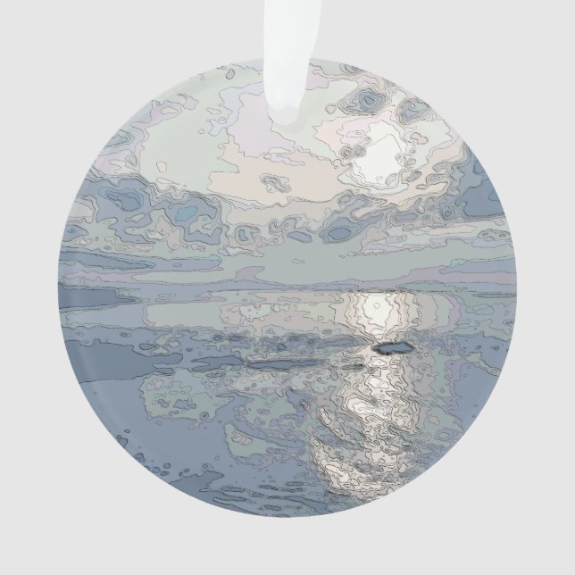 BLUE SUNSET ORNAMENT (Front)