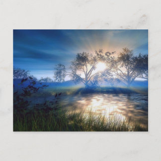 Blue Sunset Postcards