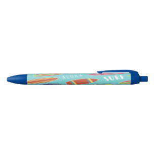 Blue Surfboard Pen